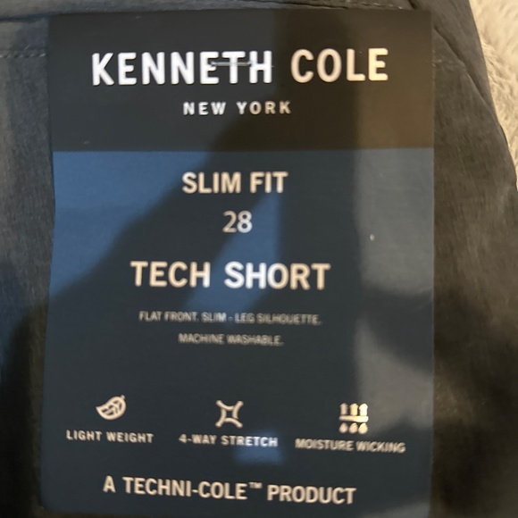 Kenneth Cole Tech flexible shorts in gray NEW - Picture 6 of 9